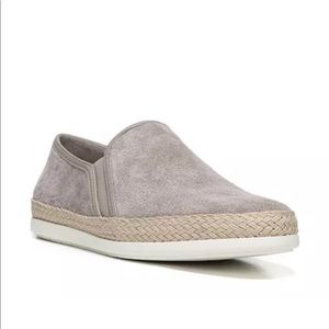 NIB VINCE Acker Slip On Espadrille Woodsmoke color